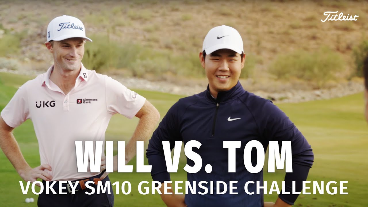 Will Zalatoris vs. Tom Kim | Vokey SM10 Greenside Challenge